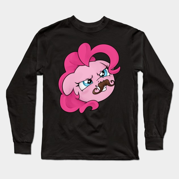 Stache Long Sleeve T-Shirt by MidnightPremiere